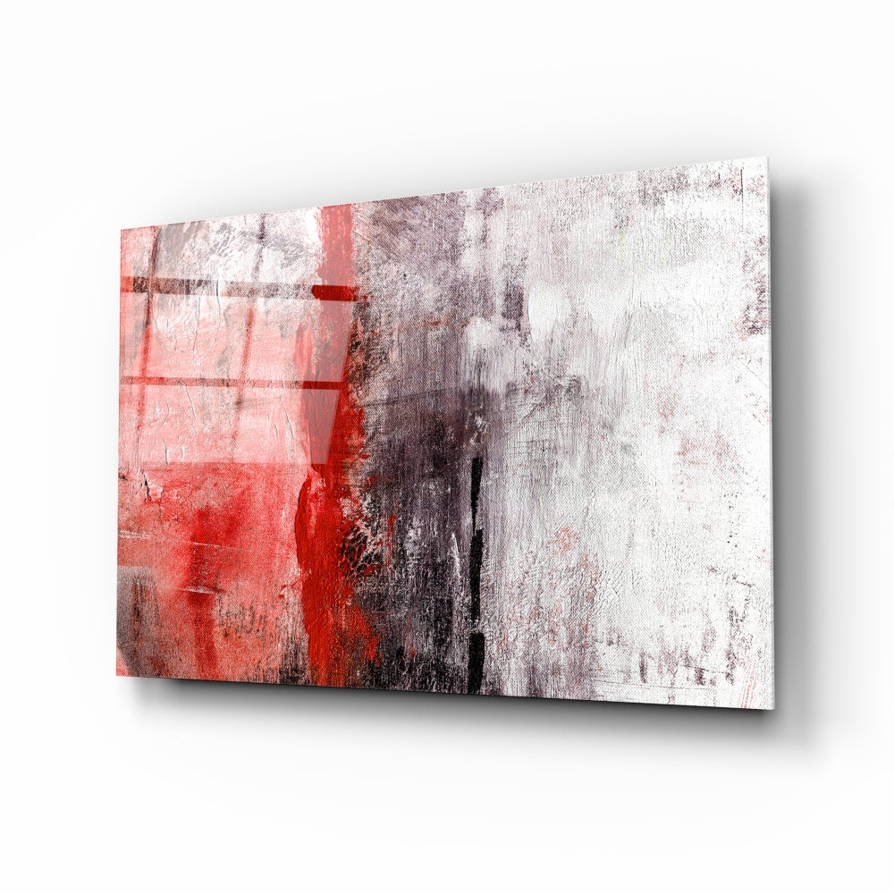 Abstract Red Oil Paint for Canvas Art - Perfect for Home Decor, Wall Art & DIY Painting Projects