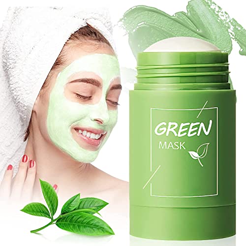 Voxmix Green Tea Face Mask Stick - Blackhead Remover & Skin Brightening Treatment for All Skin Types | Men & Women | Deep Cleansing & Pore Minimizing | Perfect for Daily Skincare & Spa Nights (Pack of 1)