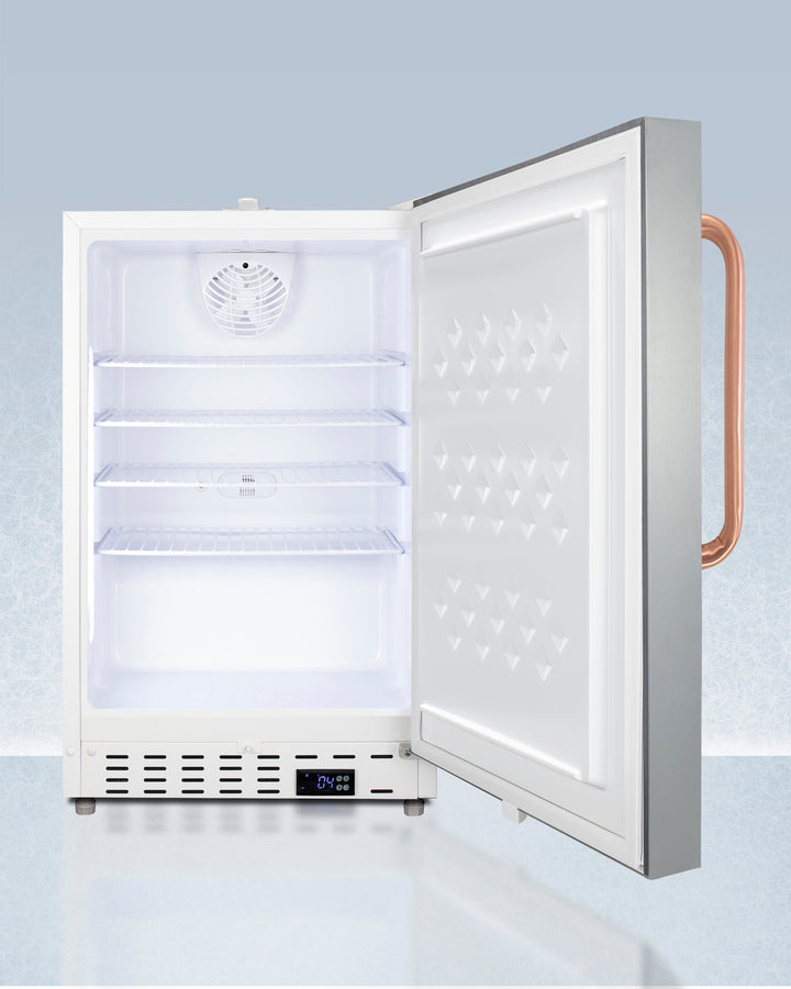 Accucold 20-Inch Wide ADA Compliant Built-In Healthcare Refrigerator - ADA404REFSSTBC | Perfect for Medical Offices, Hospitals & ADA-Compliant Facilities