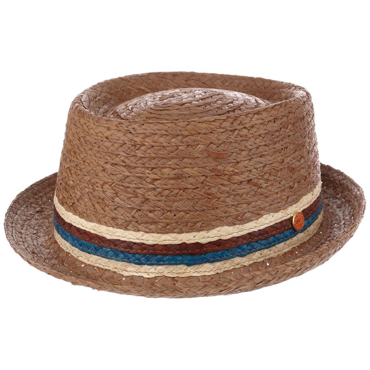 Stylish Mayser Gareth Pork Pie Straw Hat for Men & Women – Perfect for Summer, Beach, and Outdoor Activities