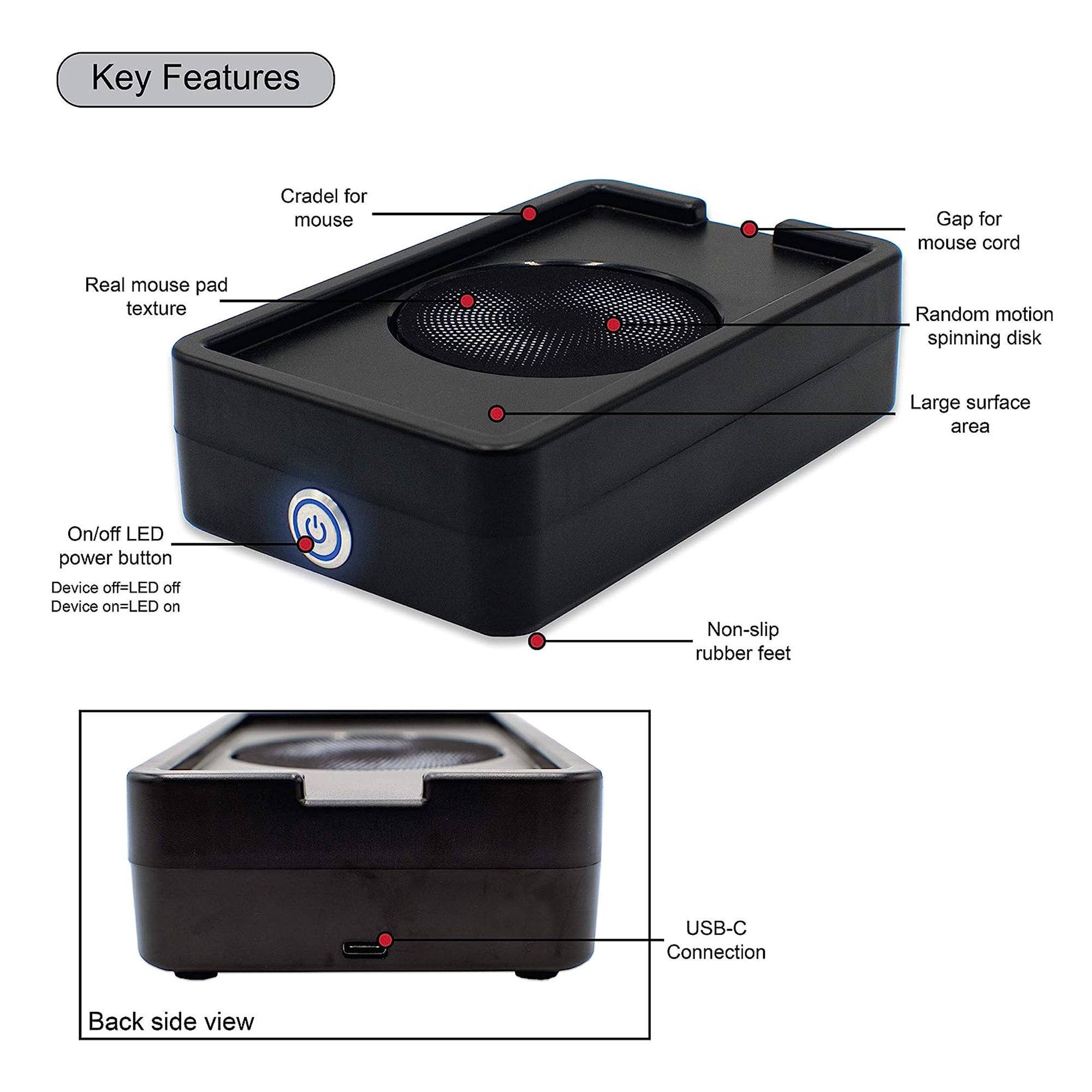 Undetectable Mouse Mover - Auto Clicker & Mouse Jiggler for PC, Mac - Prevent Screen Lock & Sleep Mode - Perfect for Remote Work, Gaming, and Office Use