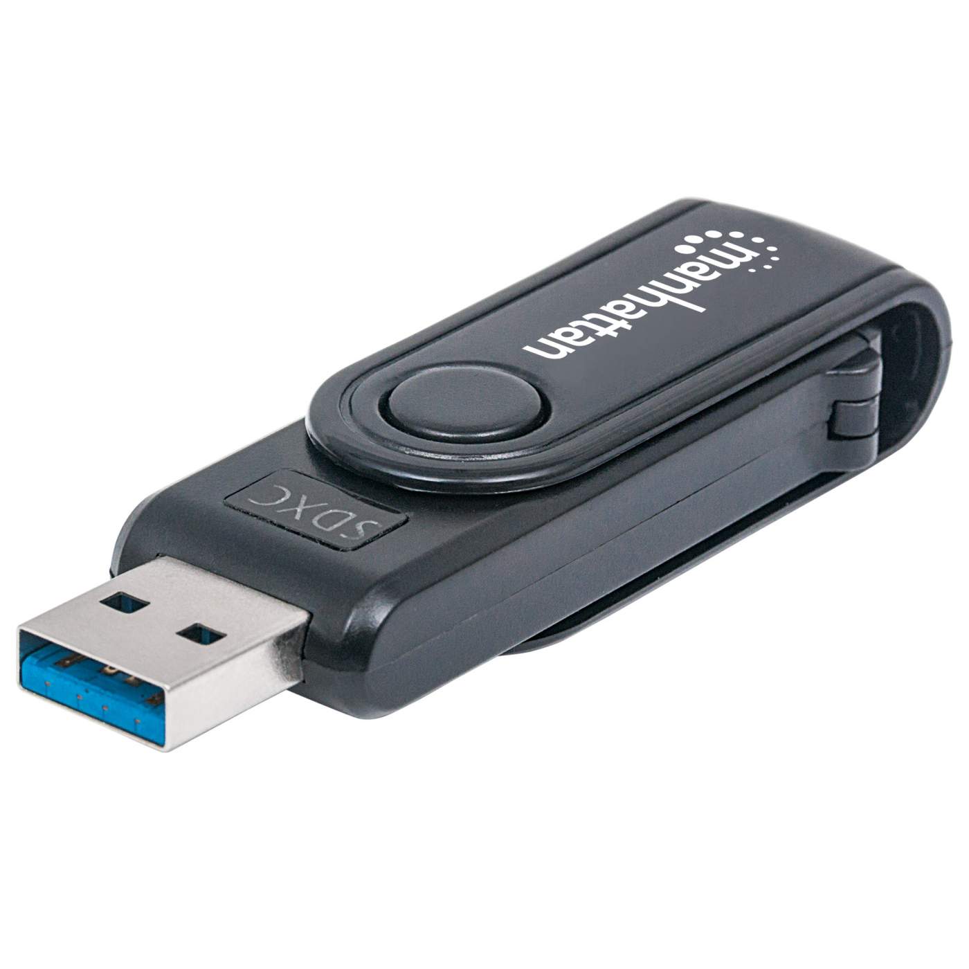 Mini Multi Card Reader/Writer - USB 3.0 Portable Memory Card Adapter for SD/TF/CF/MS - Compatible with PC, Mac, Laptop - Perfect for Photographers, Travelers & Data Transfer