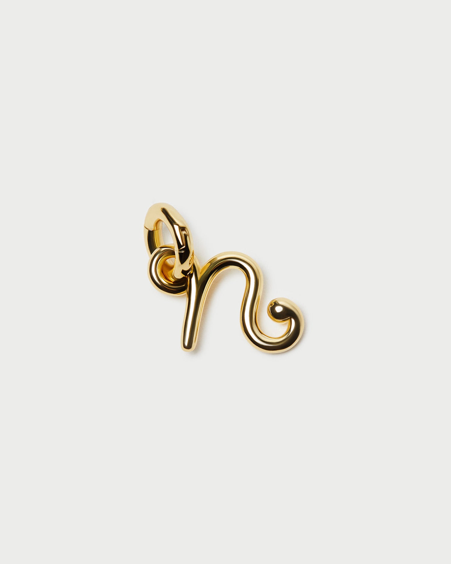 Small Gold Letter N Charm - Elegant Initial Pendant Necklace for Women, Personalized Jewelry Gift for Her - Perfect for Birthdays, Anniversaries, and Special Occasions
