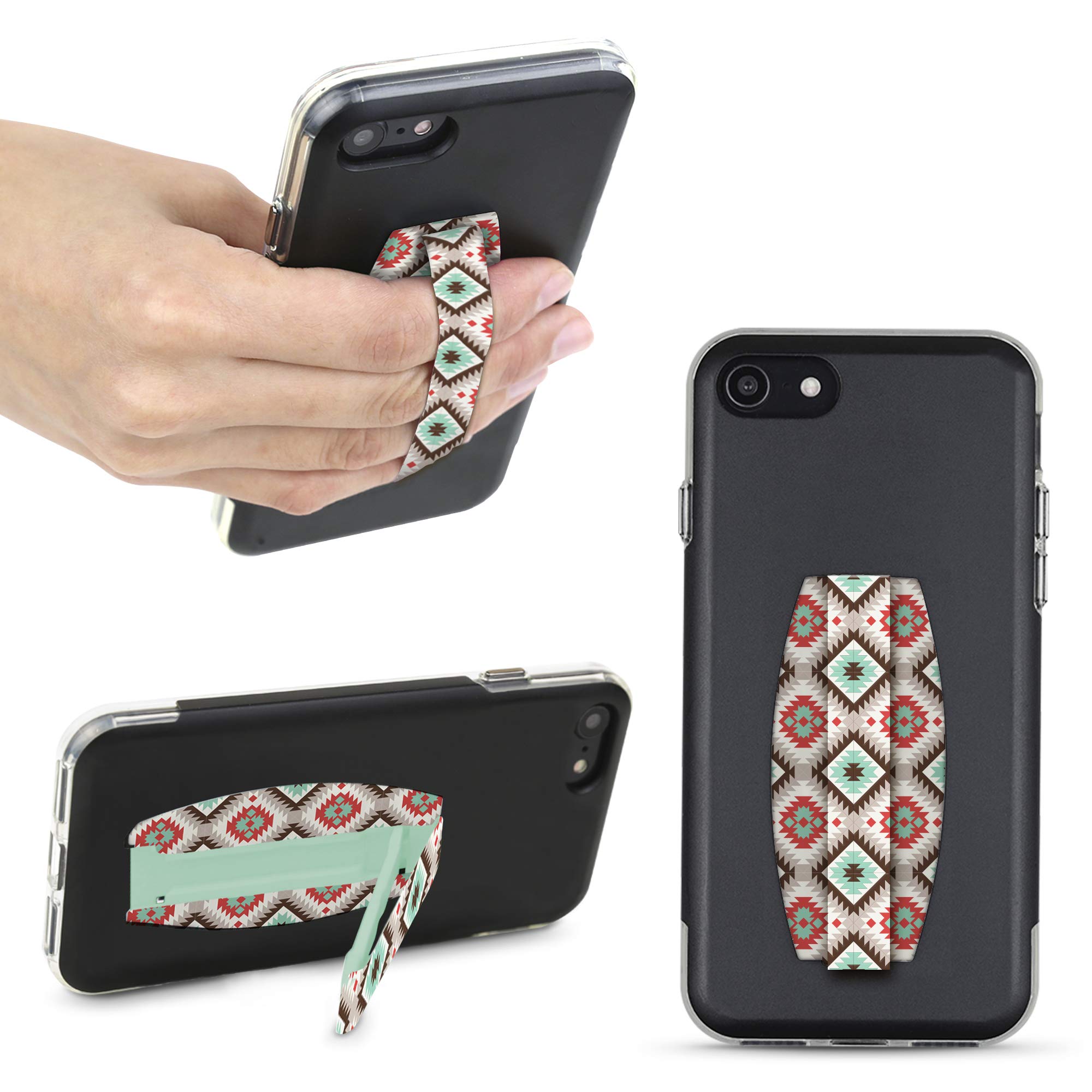 Gear Beast Universal Cell Phone Grip Stand - Ultra Slim Elastic Finger Holder for iPhone, Samsung & All Smartphones | Perfect for Gaming, Selfies & Hands-Free Viewing