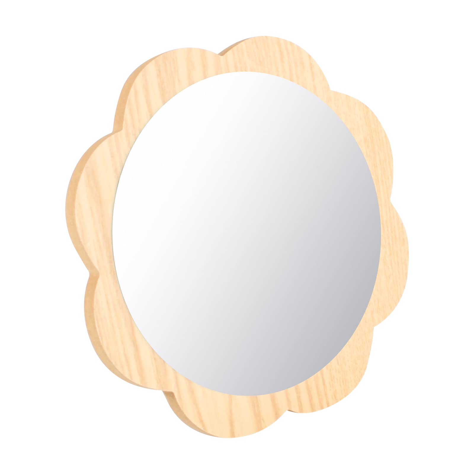 TBWHL Sunflower Desktop Mirror - 360° Rotating Makeup Mirror with LED Lights for Vanity, Bathroom, Dorm & Travel | Portable Hand Mirror for Makeup, Shaving & Skincare
