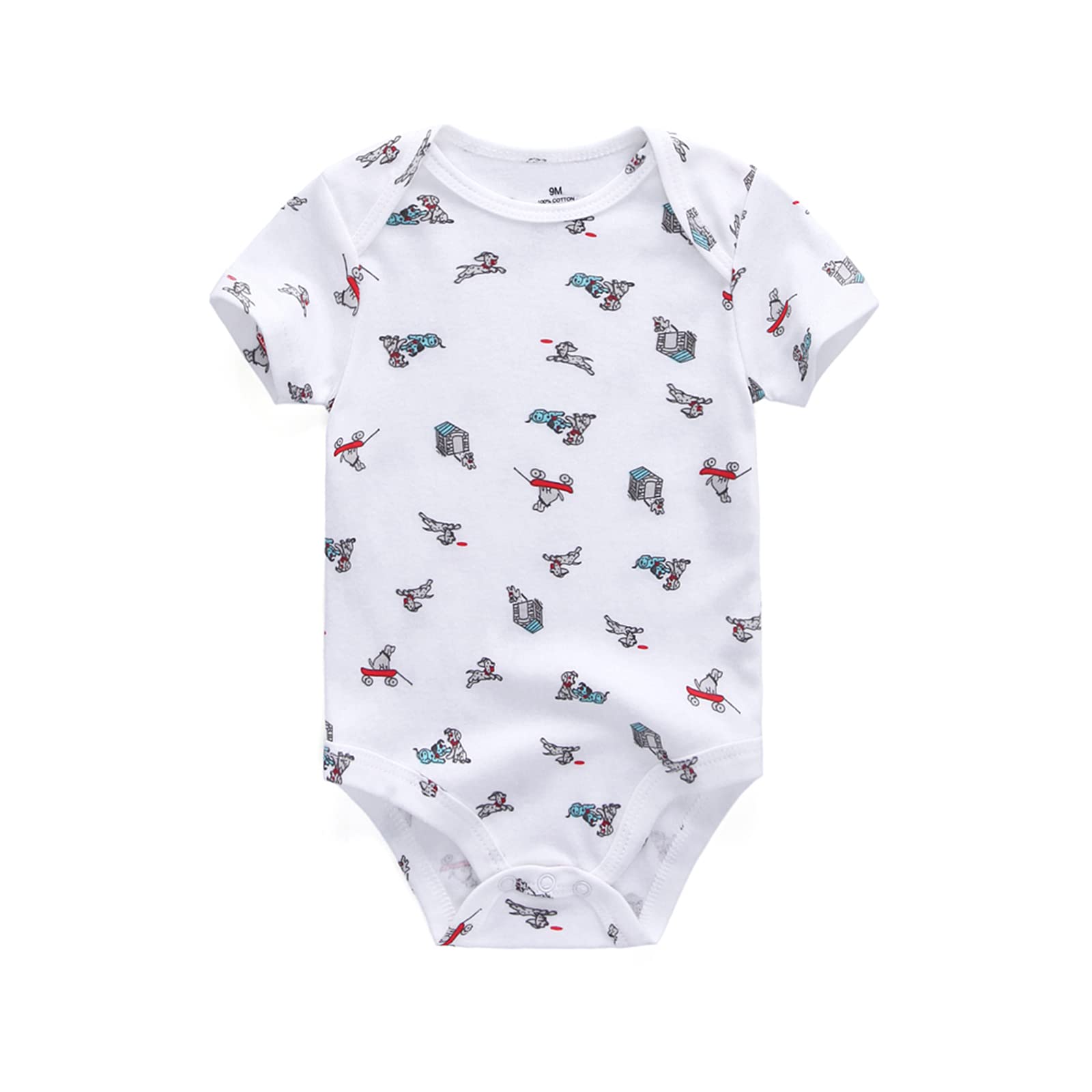 Newborn Baby Clothes Set - Soft Cotton Short Sleeve Bodysuits & Pants for Boys & Girls - Cute Layette Gift Set for Hospital, Photo Shoots & Daily Wear