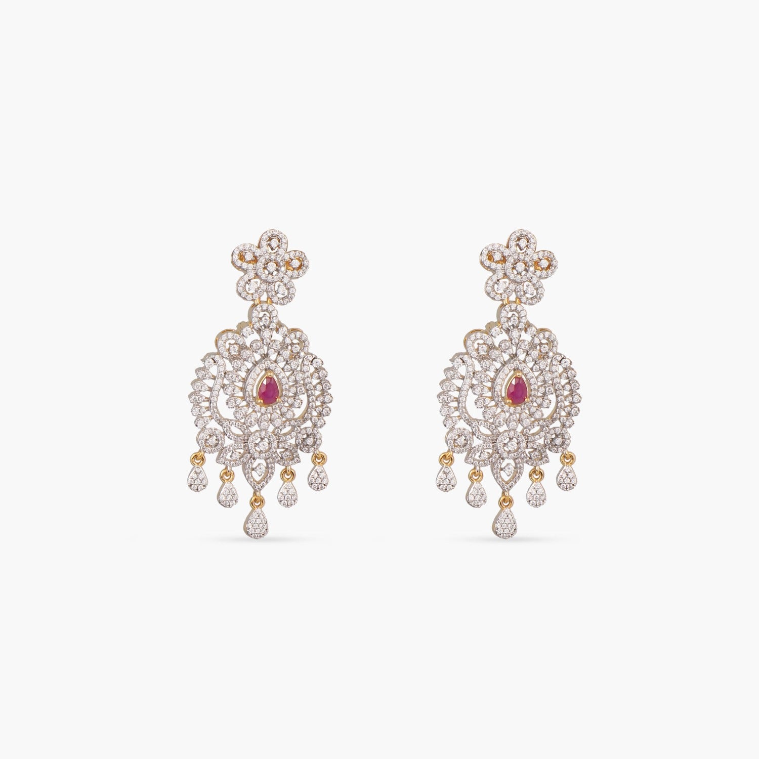 Ananya Nakshatra CZ Necklace Set for Women - Cubic Zirconia Jewelry Gift for Birthday, Anniversary & Valentine's Day - Elegant Party & Wedding Accessories