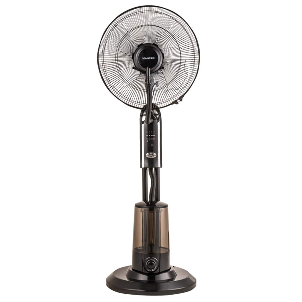 43cm 5-Blade Standing Pedestal Fan with Fog Function, Natural Wind Simulation & Sleep Mode - Quiet Cooling for Bedroom, Living Room, Office & Home Use