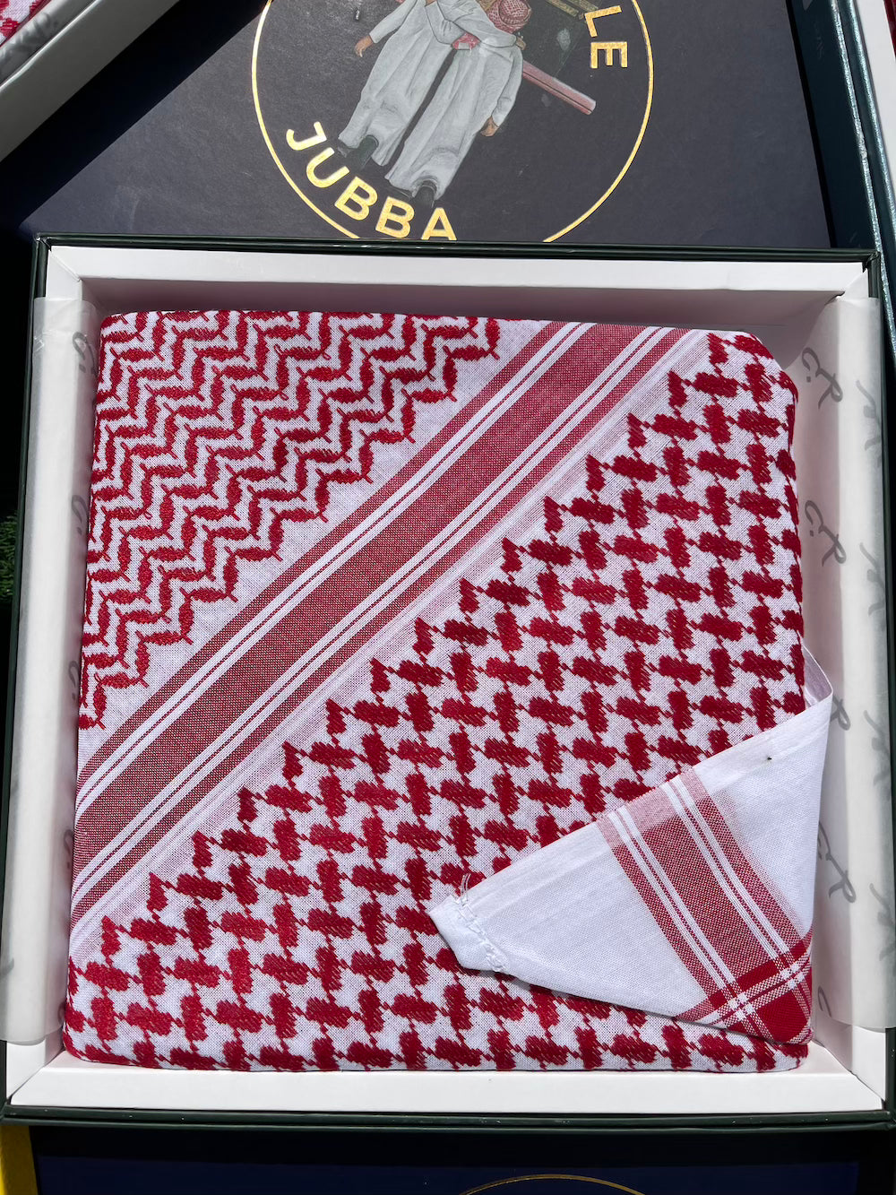 Unisex Red & White Shemagh Keffiyeh Scarf - Lightweight Cotton Head Wrap for Men & Women - Perfect for Outdoor Activities, Hiking, and Fashion Accessories