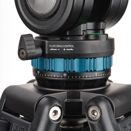 Benro KH25PC Professional Video Tripod with Fluid Head - Lightweight Aluminum Tripod for DSLR Cameras, Camcorders | Perfect for Vlogging, Live Streaming & Outdoor Filming