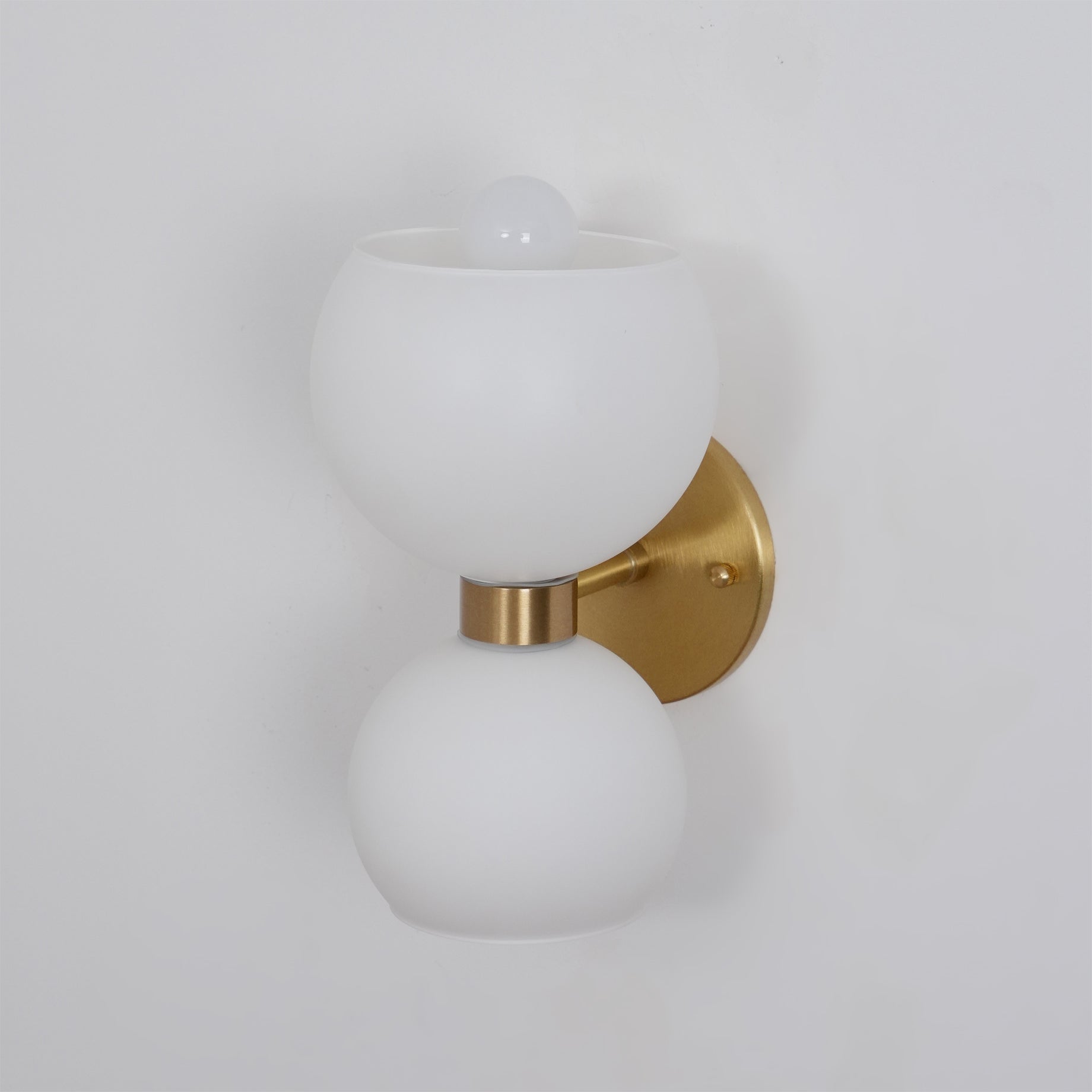 Betty Sconce Wall Light - Modern Plug-in Wall Sconce with Fabric Shade for Bedroom, Living Room & Hallway Decor
