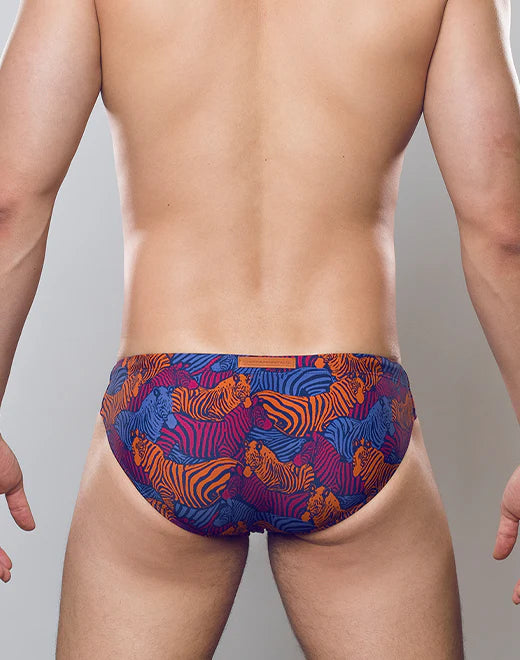 2eros Stallion Swim Brief - Navy Blue Men's Swimwear for Beach & Pool - Comfortable & Stylish Swim Trunks for Swimming, Sunbathing & Water Sports