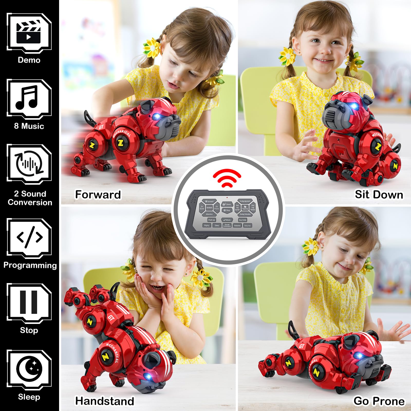Best Hammering Pounding Toy & Interactive Robot Dog - STEM Learning Gift for Toddlers & Kids | Fun Educational Toy for Early Childhood Development & Pretend Play