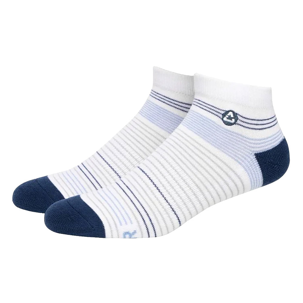 Cuater by TravisMathew Beach Games Ankle Socks for Men - Comfortable Athletic Socks for Golf, Running & Outdoor Activities