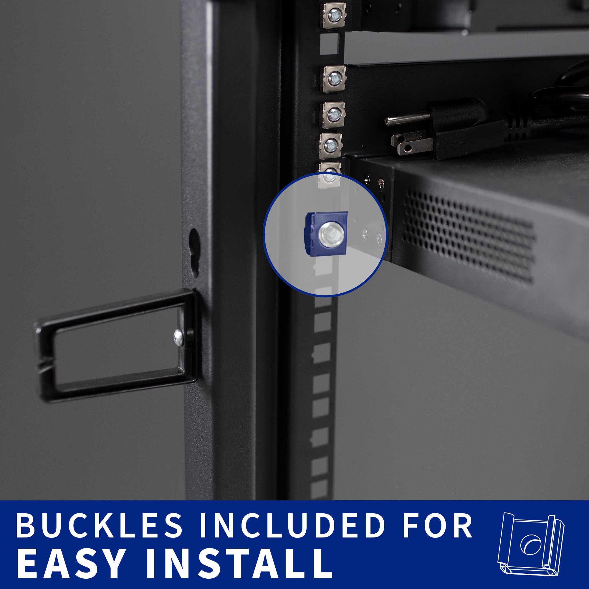 Freestanding Open Frame Server Rack - Heavy Duty 19