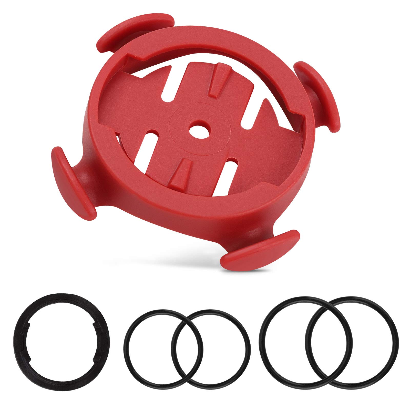 CooSpo Out-Front Bike Computer Mount Holder - Compatible with Garmin, Wahoo, XOSS GPS Cycling Computers - Lightweight Plastic Bicycle GPS Mount Adapter for Road & Mountain Bikes - Perfect for Cycling, Commuting & Outdoor Training