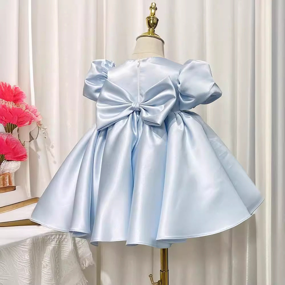Baby Girl Birthday Dress - Puff Sleeve Princess Party Dress for Toddlers & Kids | Perfect for Birthday Parties, Photo Shoots & Special Occasions