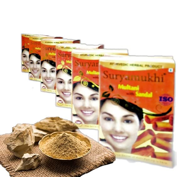 Premium Suryamukhi Multani Herbal Powder with Sandalwood Fragrance - 600g | Deep Skin Cleansing & Blood Circulation Enhancer | Export Quality | Perfect for Ayurvedic Skincare & Spa Treatments