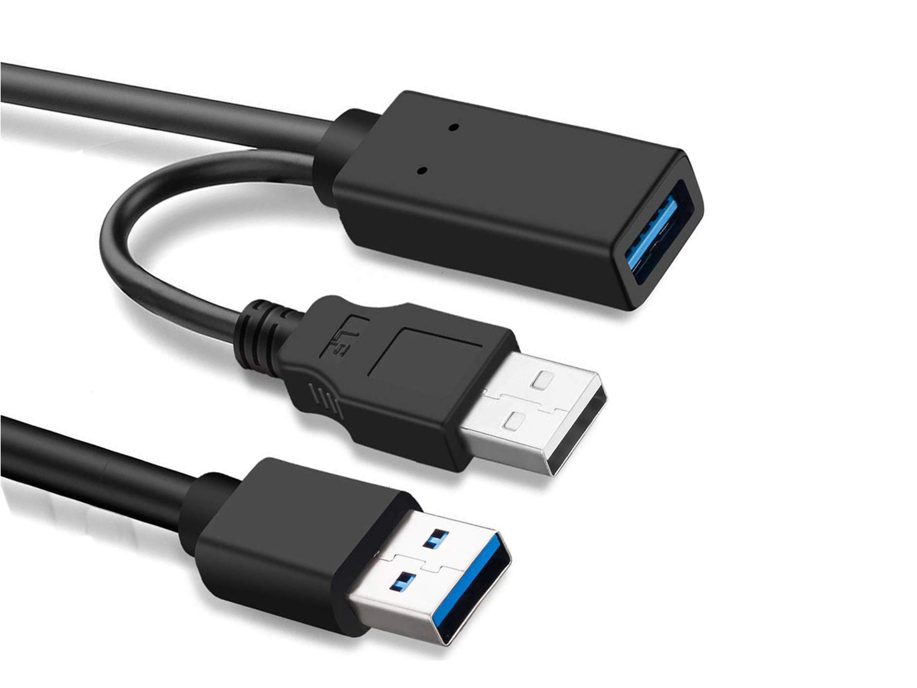 25ft Active USB 3.0 Extension Cable - Super Speed USB 3.3 Type A Male to Female Cord for Printer, PS4, Xbox, Hard Drive, Flash Drive - High-Speed Data Transfer for Gaming, Office & Home Entertainment