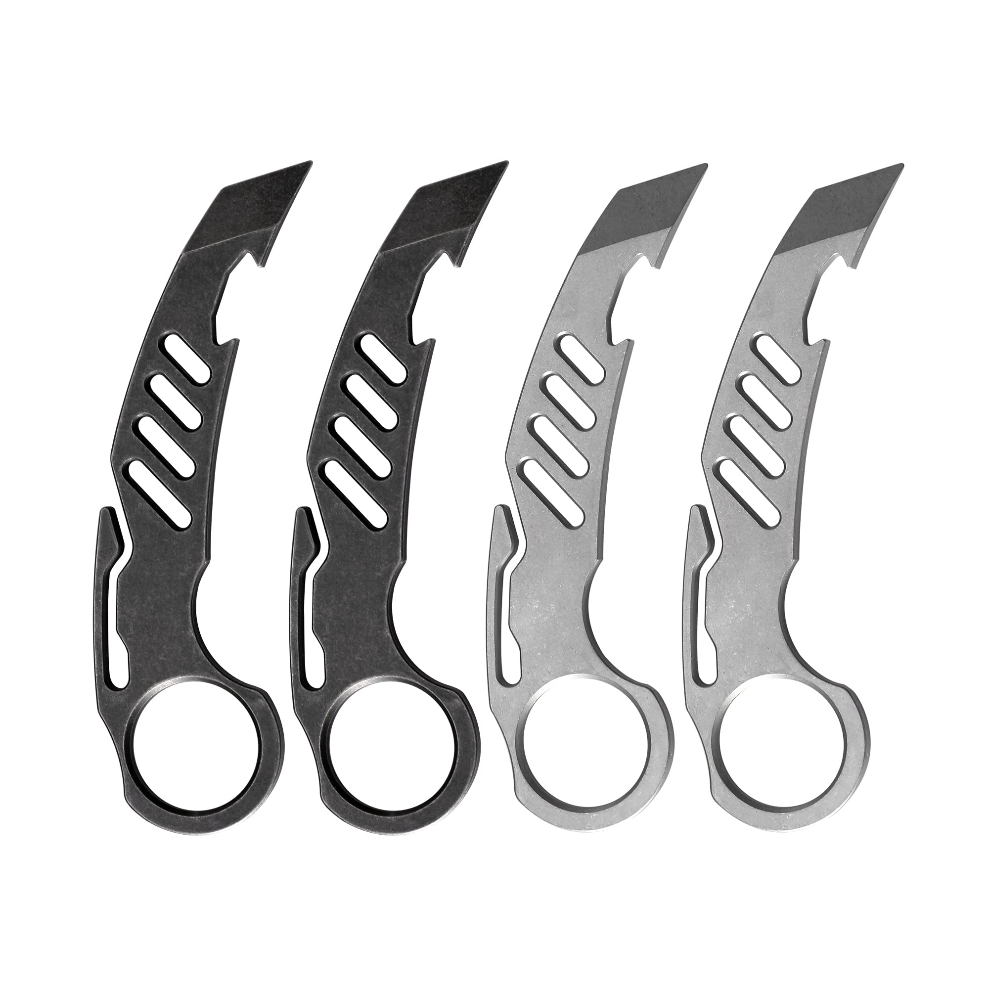 Premium Titanium Pry Bar Tool by Petrified Fish - Black | EDC Multi-Tool for Camping, Survival, and Everyday Carry | Durable & Lightweight for Outdoor Adventures