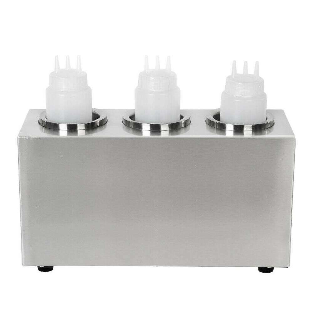 240W Electric Food Warmer - Multifunctional Sauce, Jam, Chocolate, Butter & Cheese Heater with 3 Squeeze Bottles | Perfect for Restaurants, Bakeries & Home Kitchen Use