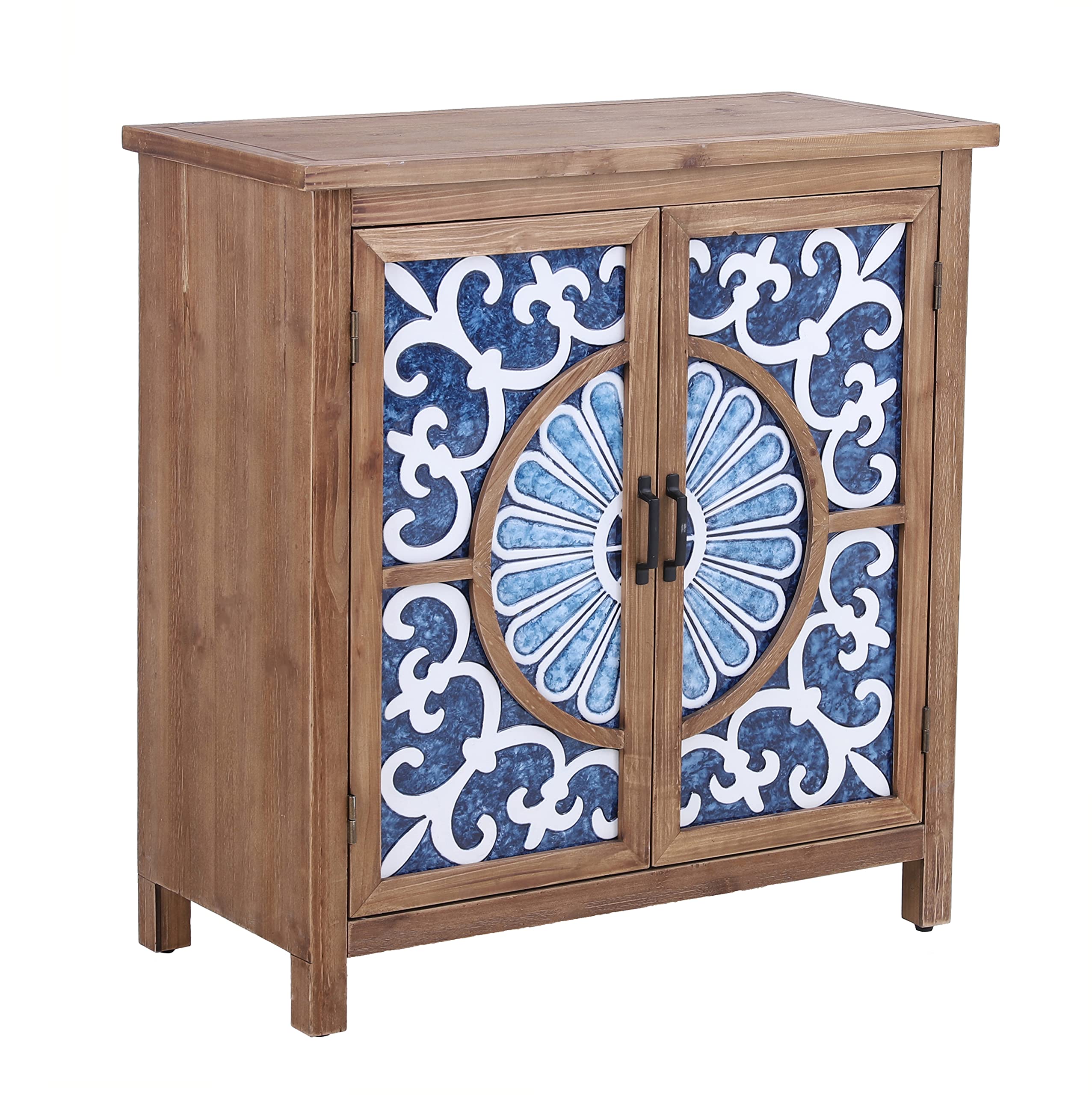 PHI VILLA Accent Cabinet with Doors - Modern Sideboard Buffet Cabinet for Living Room Storage, Entryway Hallway Organizer, Farmhouse Style Home Decor Furniture for Dining Room & Bedroom