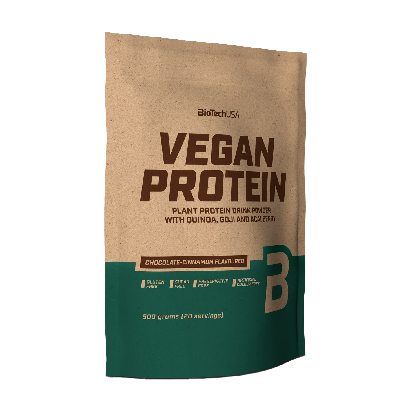 BioTechUSA Vegan Protein Powder - Banana Flavor, 500g | Plant-Based Protein Supplement for Muscle Recovery & Workout | Perfect for Smoothies, Baking & Post-Workout Shakes