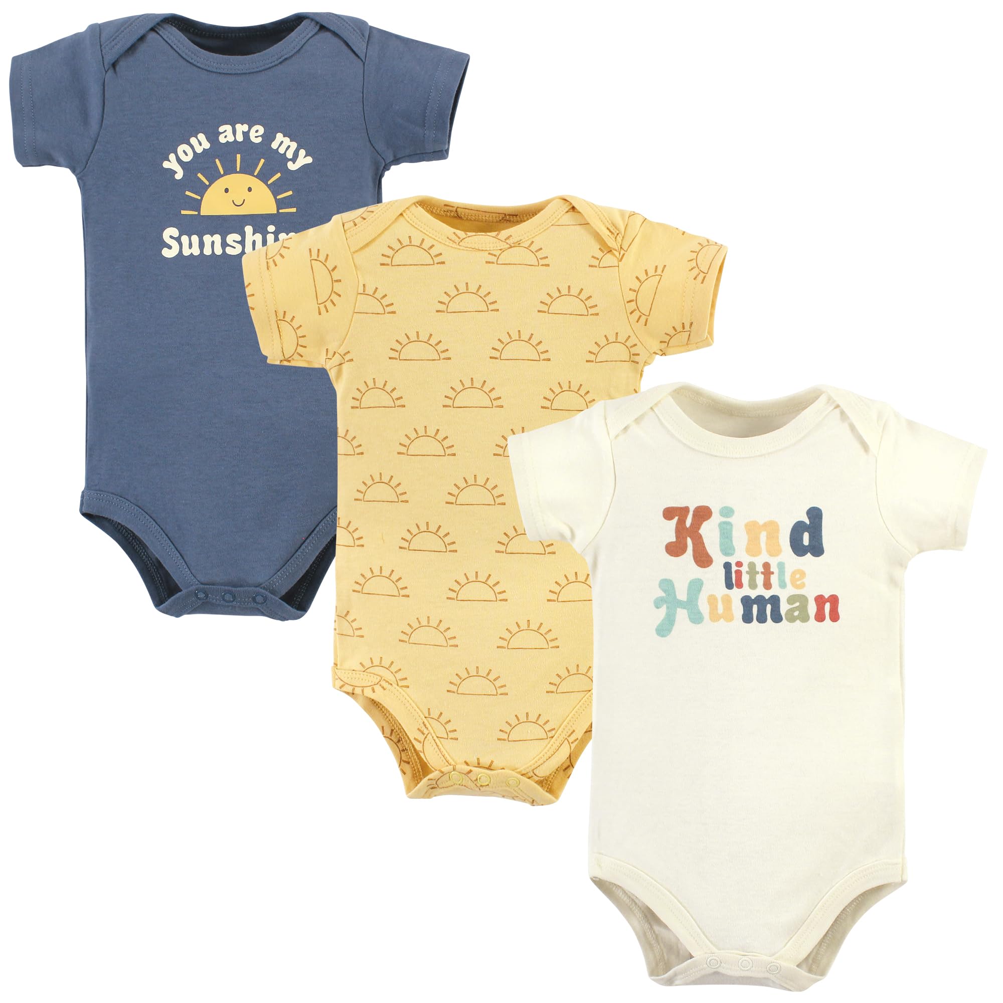 Hudson Baby Unisex Cotton Bodysuits - Soft Organic Cotton Onesies for Newborns & Infants 3-6 Months | Perfect for Everyday Wear, Playtime & Photo Shoots