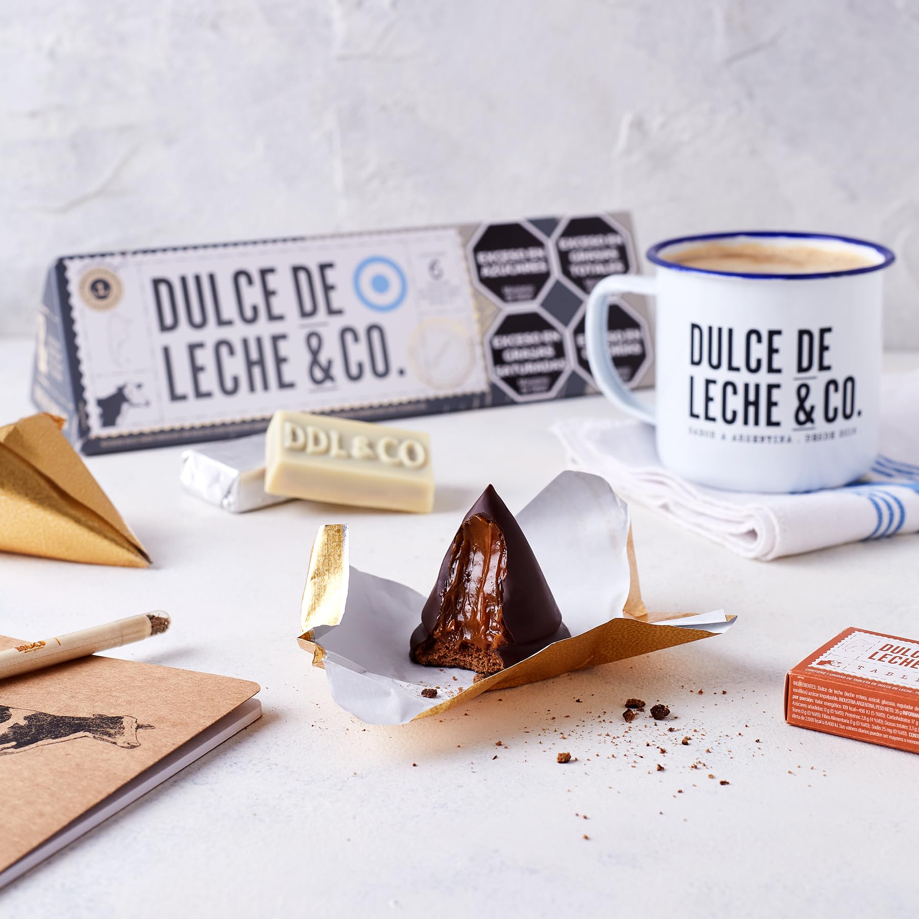 Premium Dulce de Leche Conitos - Dark Chocolate Covered Caramel Milk Cookies (6 Pieces x 3 Packs) | Authentic Argentinian Treats for Gifts, Parties & Dessert Lovers