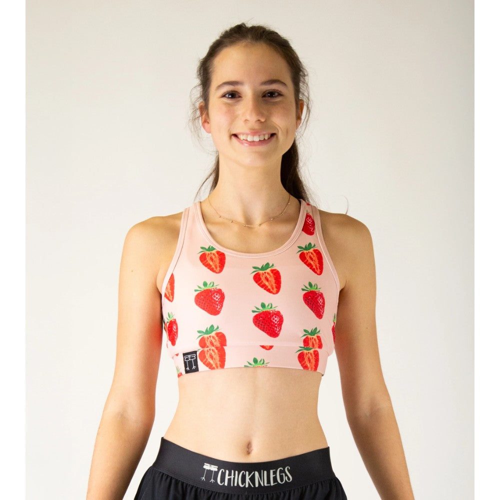 ChicknLegs OG Sports Bra for Women - High Support Workout Top for Running, Yoga & Gym - Breathable Comfort Fitness Apparel