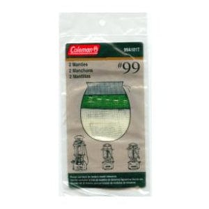 Coleman String Tie Mantles #99 (2-Pack) - High-Quality Replacement Mantles for Gas Lanterns & Camping Lights - Perfect for Outdoor Adventures, Hiking, and Emergency Lighting