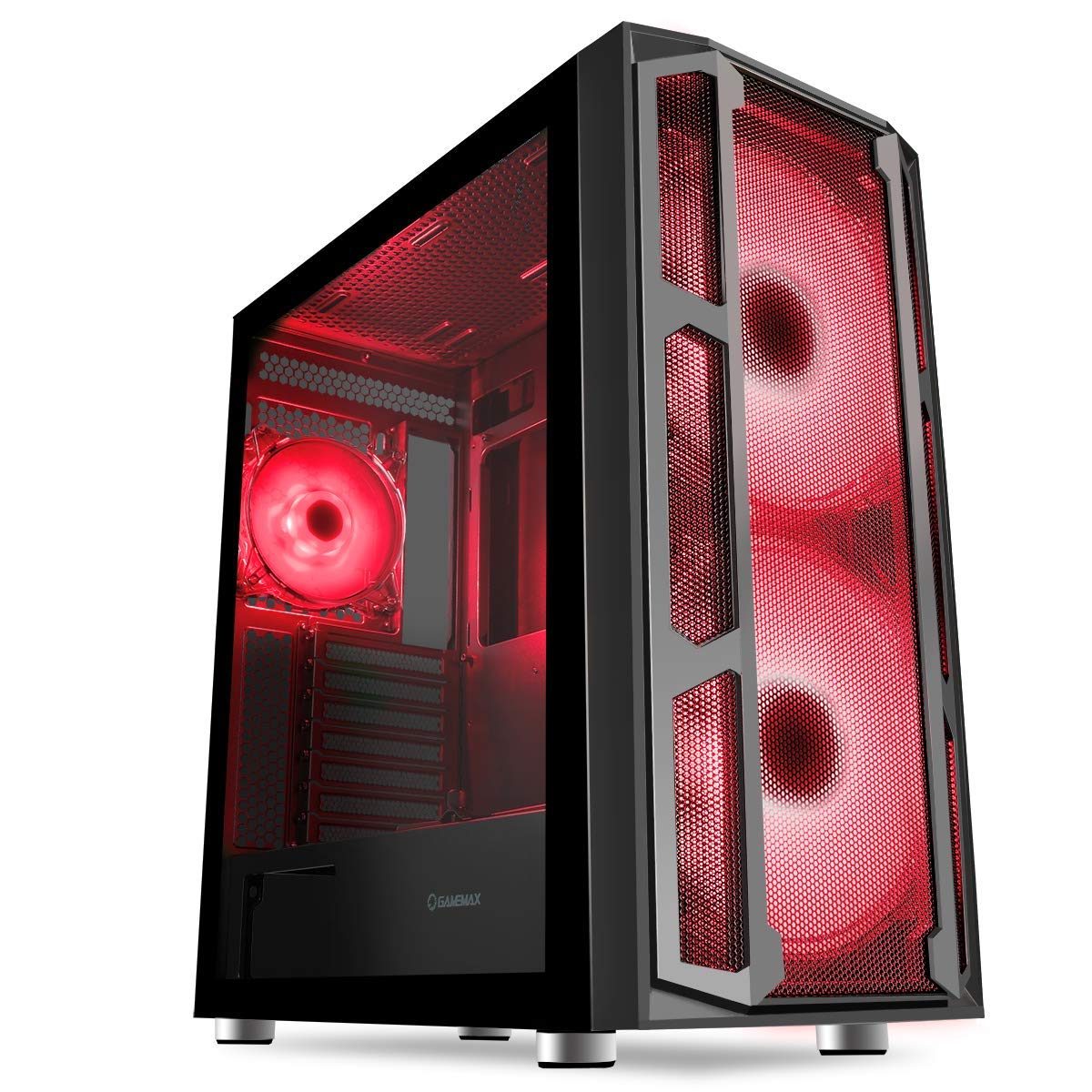 OCHW F15 RGB Ultra Fast Gaming PC - AMD A8 9600 Quad Core, Radeon HD R7, 8GB DDR4, 1TB HDD, Windows 10 Pro - Perfect for Home Office, Gaming & Streaming | High-Performance Desktop Computer for Work & Entertainment