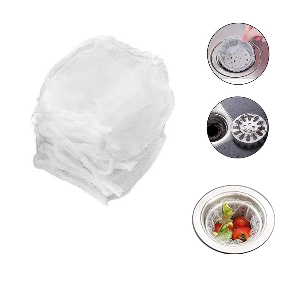 **60PCS Kitchen Sink Strainer Mesh Bags - Fine Mesh Sink Drain Filter for Collecting Food Waste, Leftovers & Garbage - Ideal for Home, Restaurant & Commercial Kitchens**