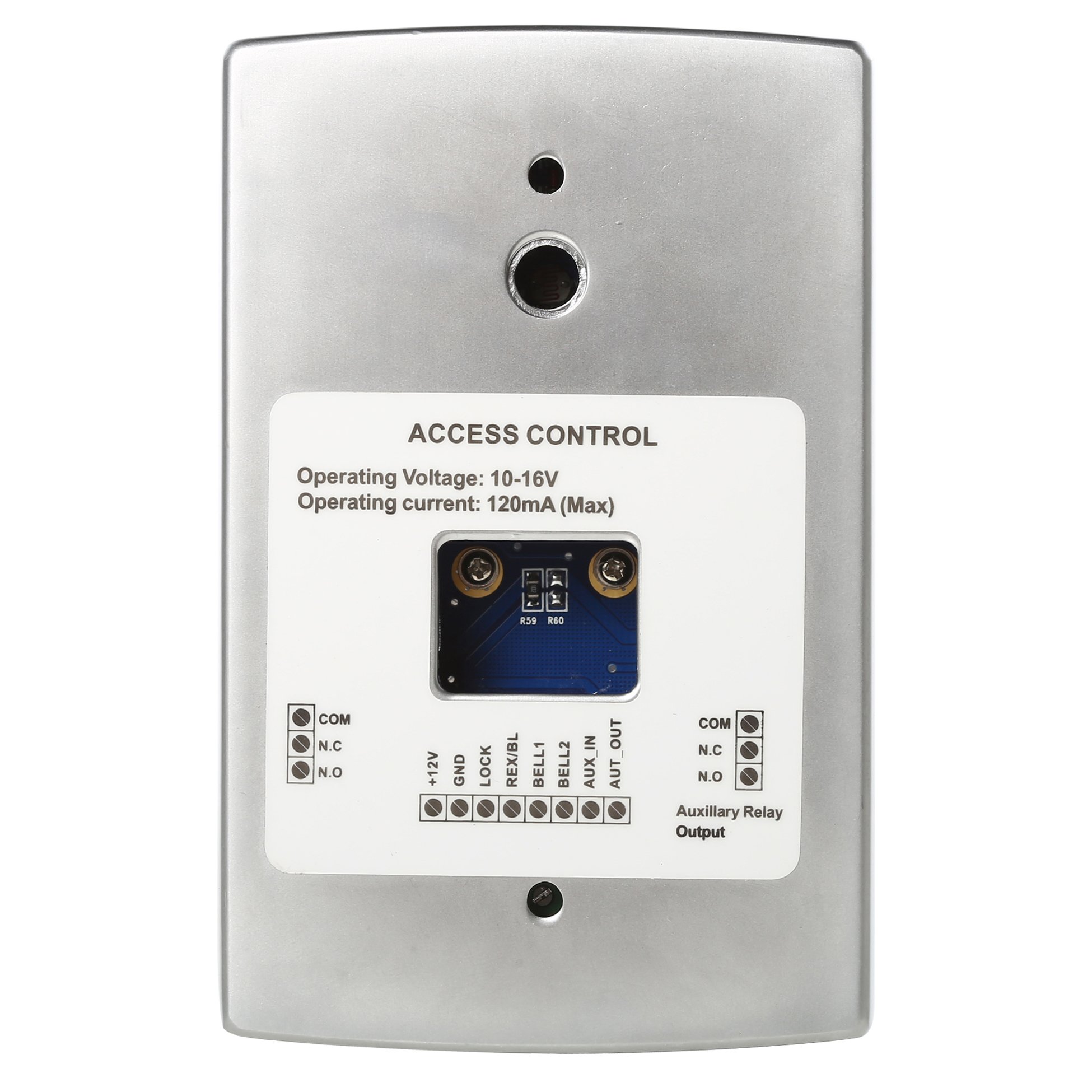 UHPPOTE Full Metal Shell 125Khz Standalone Door Access Control Kit with Electric Strike Lock & Power Supply - Secure Entry for Offices, Homes, and Commercial Buildings