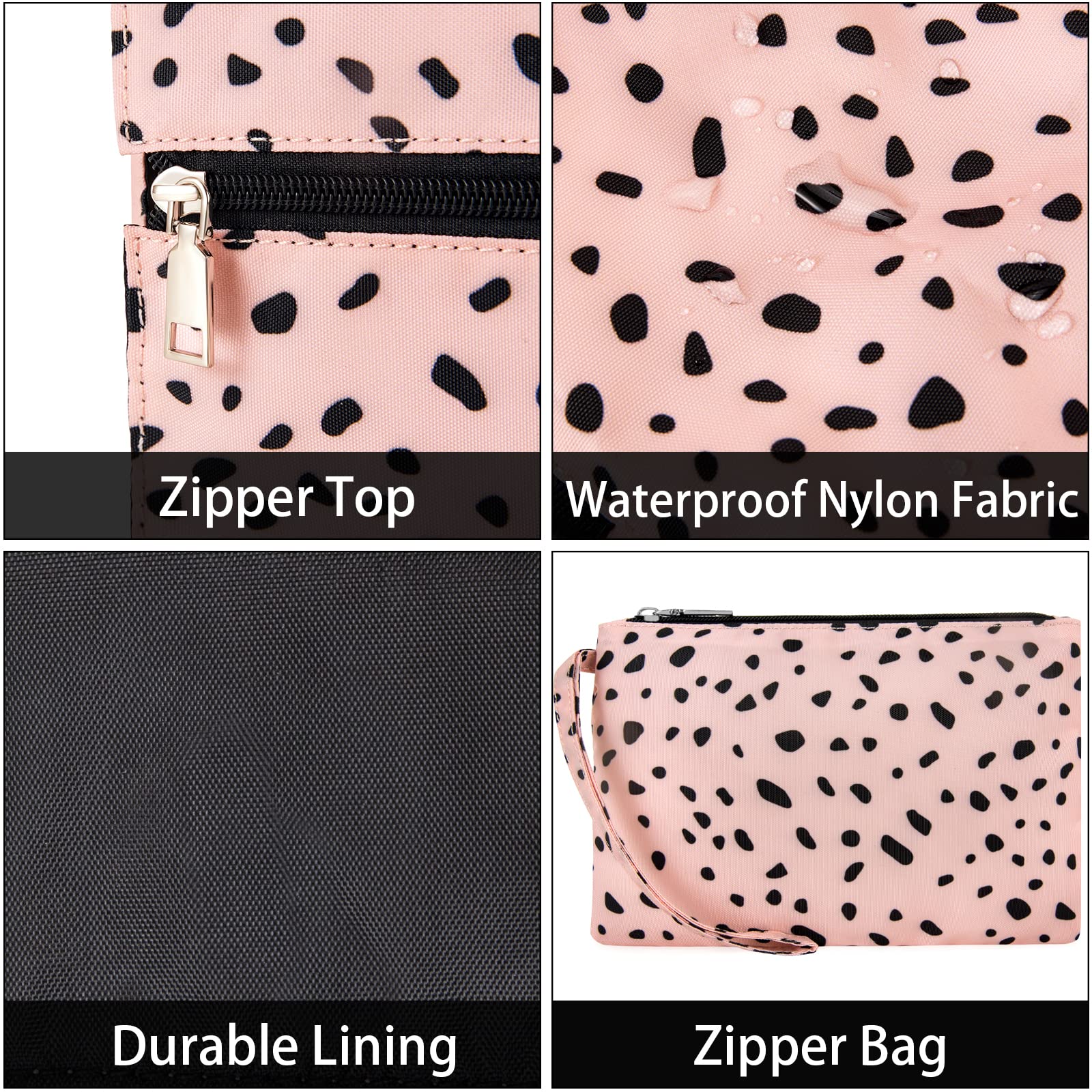 IBFUN 14/24 Pocket Tote Bag for Teachers & Work Women - Durable & Organized for Work & Travel