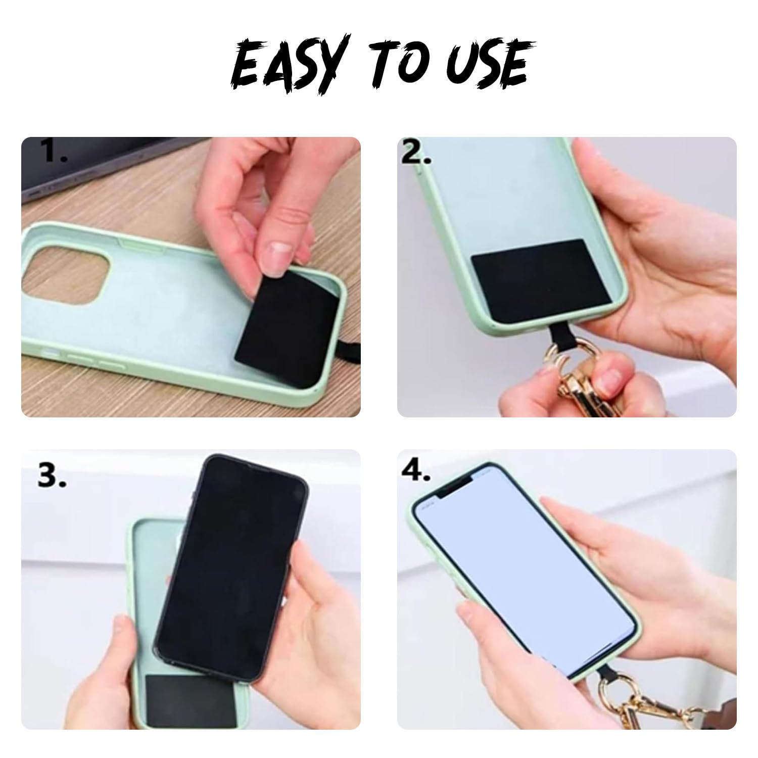 Stylish Crossbody Phone Strap with Wallet & Secure Clip - Hands-Free Convenience for Women | Perfect for Shopping, Travel & Everyday Use