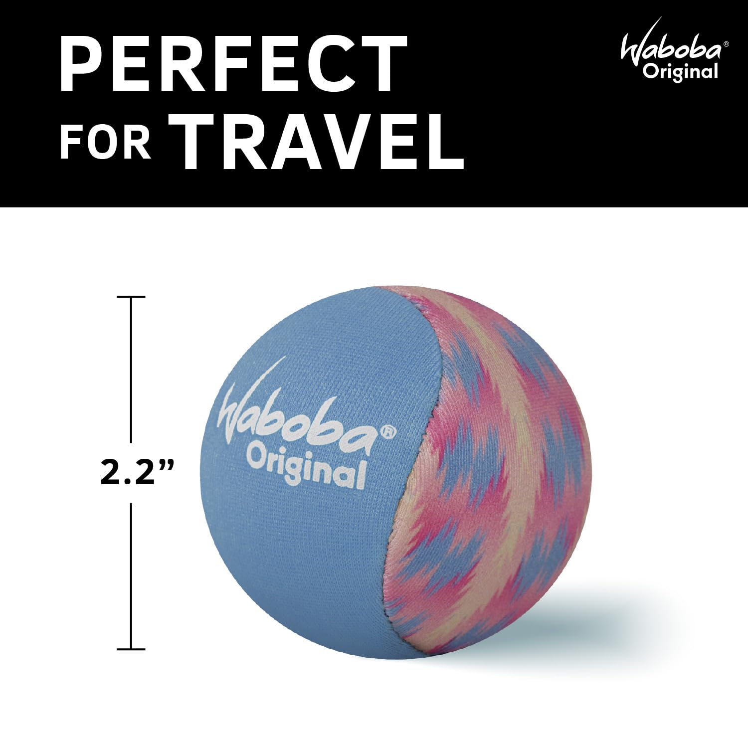 Waboba Original Water Bouncing Ball - Durable Water-Proof Beach & Pool Toys for Kids, Perfect for Outdoor Games, Swimming Fun, and Family Gatherings