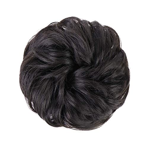 Curly Synthetic Messy Hair Bun Hair Scrunchies Extension - Perfect for Messy Bun Hairstyles, Ponytail Accessories & Everyday Hair Styling