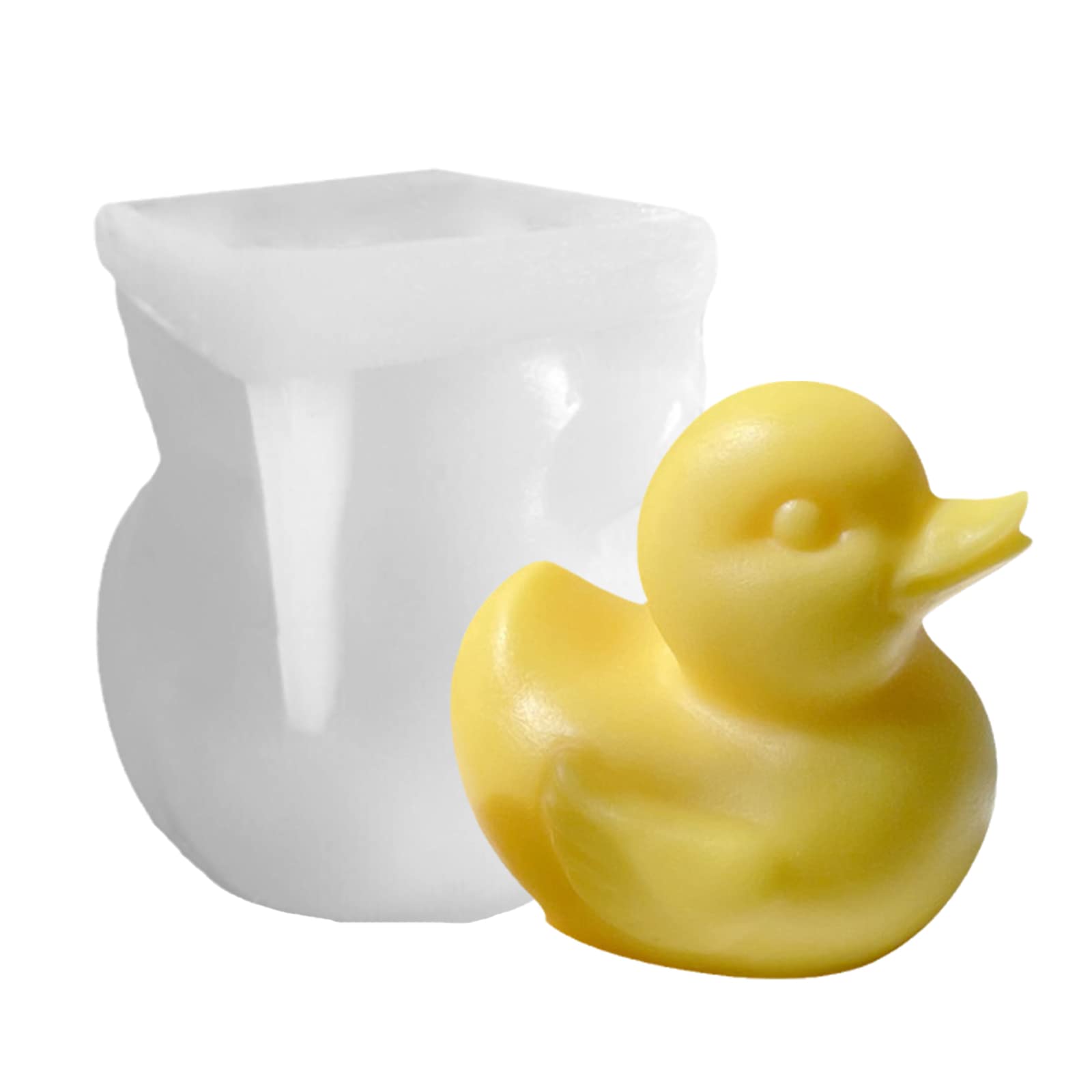 3D Cartoon Duck Silicone Molds for DIY Candle Making - Cute Animal Shaped Molds for Aroma Gypsum, Home Decor & Art Crafts - Perfect for Birthday Gifts, Party Favors and DIY Craft Projects