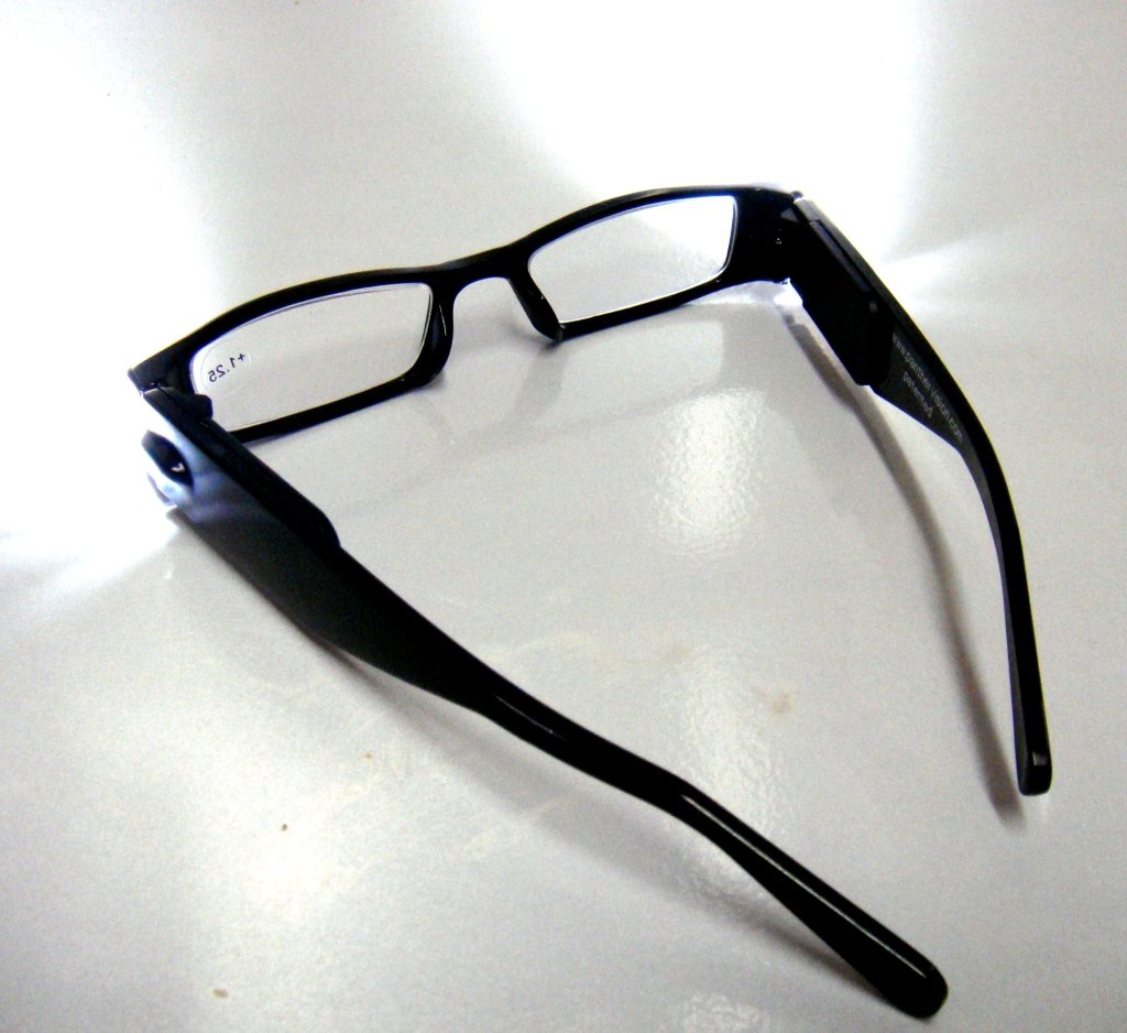 LightSpecs +2.0 Strength Nighttime Reading Glasses - Perfect for Evening Reading & Low Light Conditions