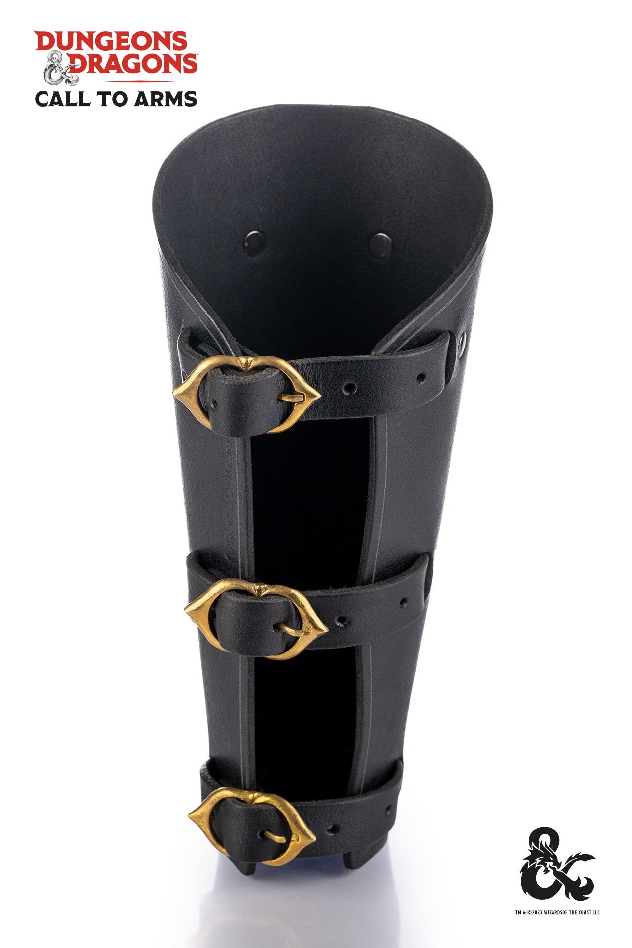 Dungeons & Dragons Rogue Leather Bracers Black - Fantasy RPG Armor for Cosplay & LARPing