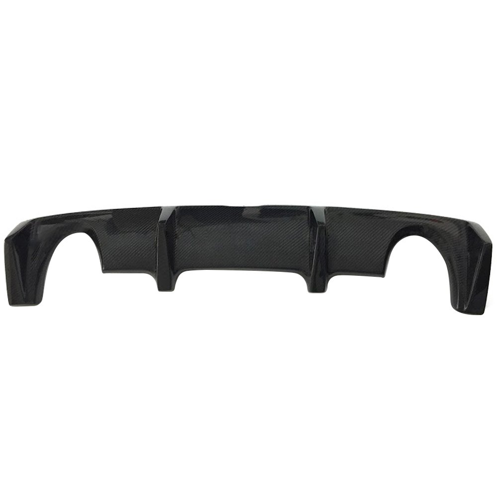 IKON MOTORSPORTS Carbon Fiber Rear Diffuser for 2003-2009 Nissan 350Z | Rear Bumper Lip Spoiler | Enhances Aerodynamics & Sporty Style | Perfect for Racing & Car Shows