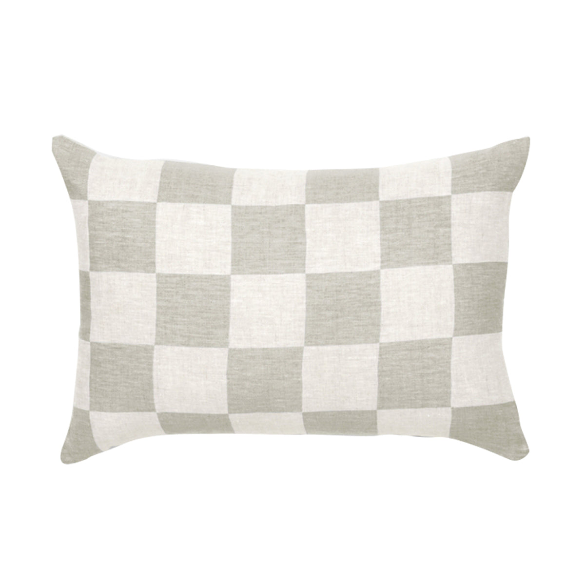 Large Rectangle Checkered Cushion - Stylish Home Decor for Sofa, Bed & Living Room