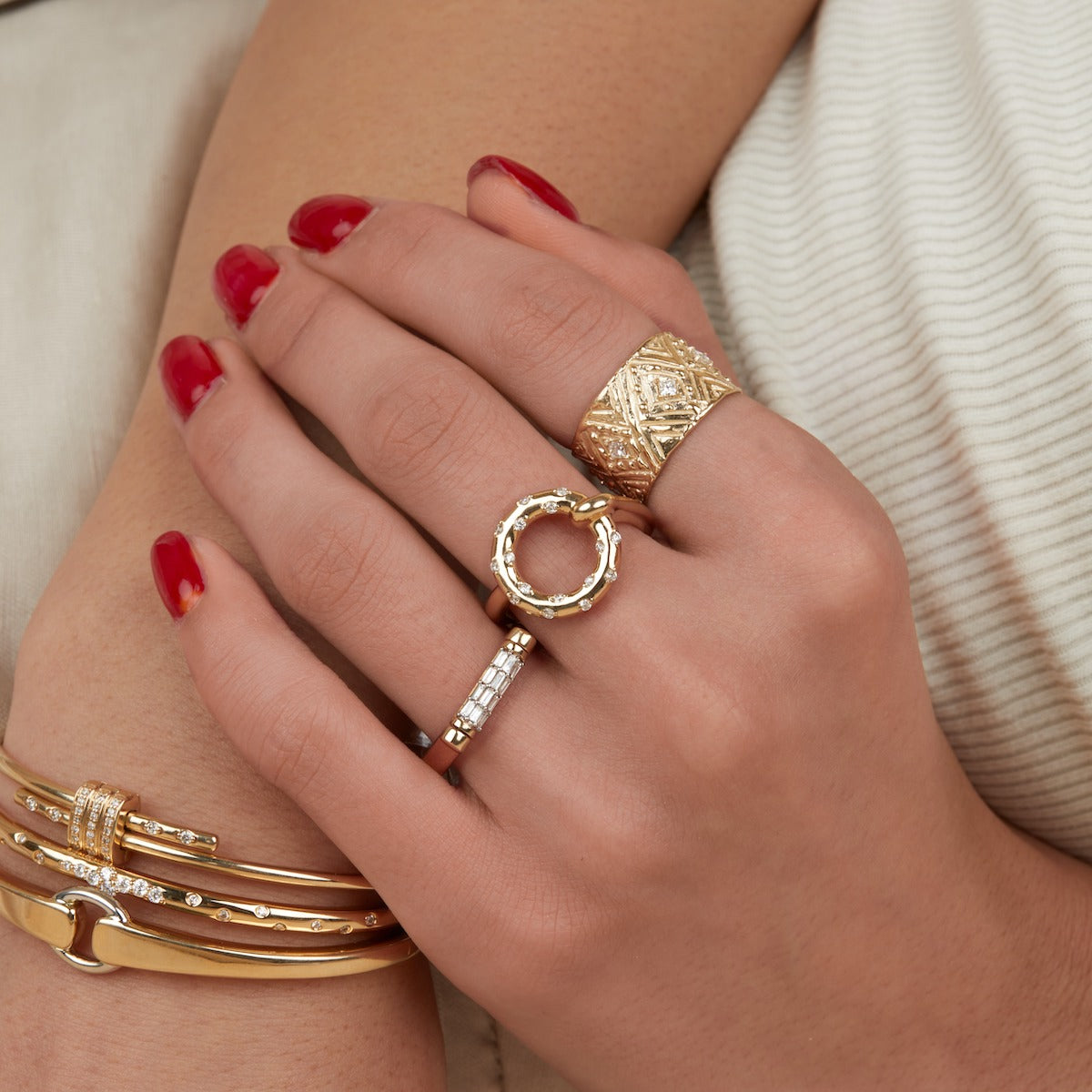 Aria Ring - Elegant & Durable Stainless Steel Ring for Women - Perfect for Everyday Wear, Gifts & Special Occasions