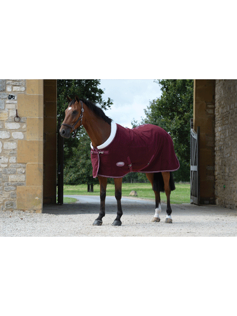 Weatherbeeta Sherpa Fleece Cooler for Horses - Breathable & Comfortable Horse Blanket for Riding, Training & Stable Use