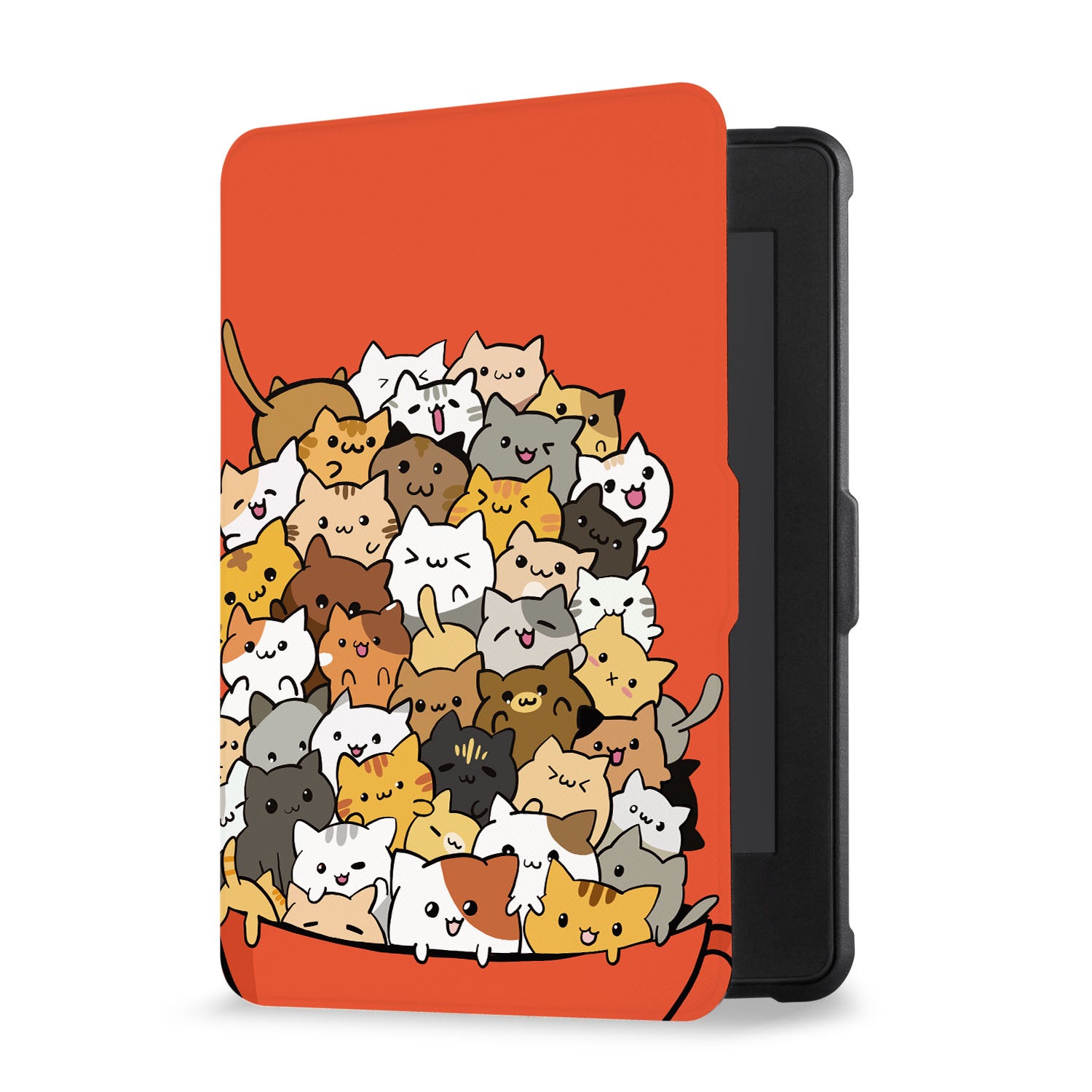Amazon Kindle Case with Cute Cat Design - Protective Cover for Kindle E-Reader - Perfect for Reading at Home, Travel & Gifts