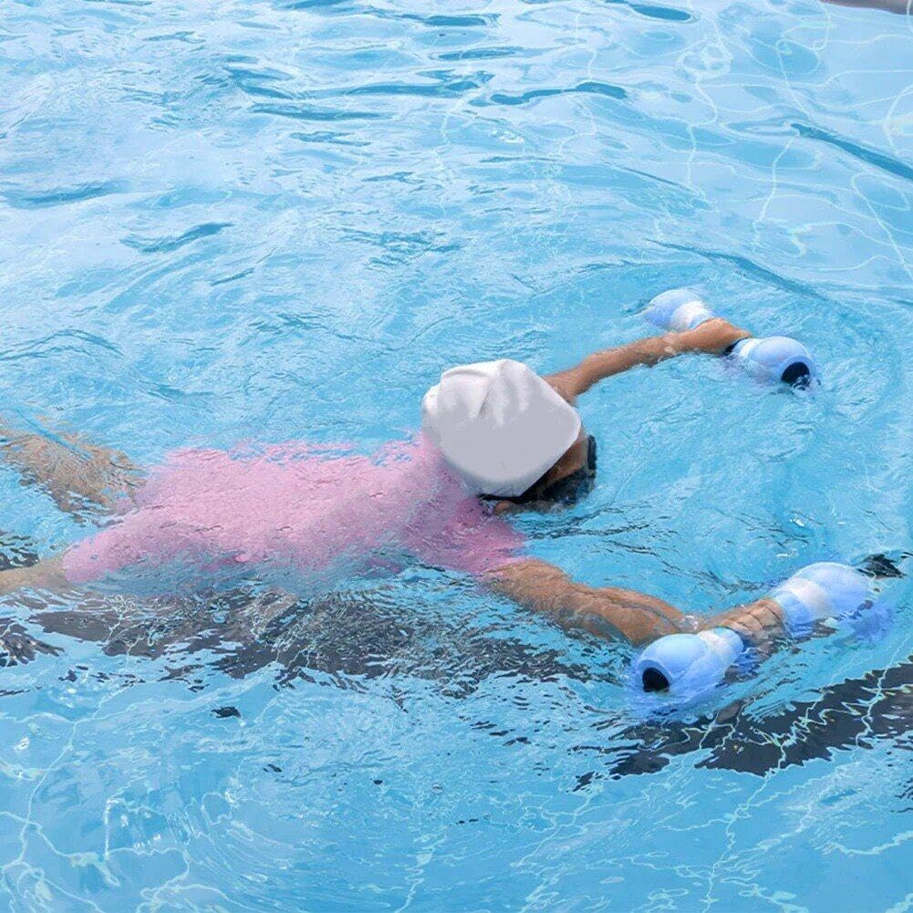 2 Pack Water Dumbbells for Aquatic Exercise - Lightweight Foam Fitness Equipment for Water Aerobics, Pool Workouts & Swimming Training - Perfect for Home, Gym & Rehabilitation Therapy