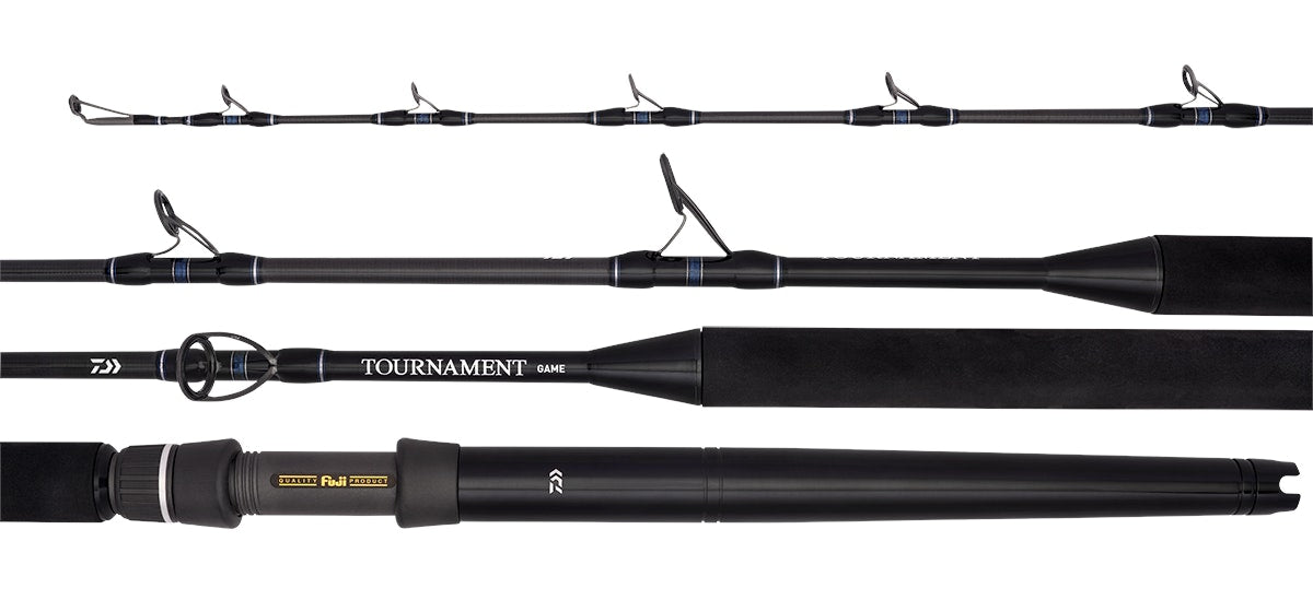 Daiwa 20 TOURNAMENT Saltwater Fishing Rod - Professional Offshore Game Fishing Rod for Tuna, Marlin & Big Game Fish - Perfect for Deep Sea Fishing & Sportfishing Adventures