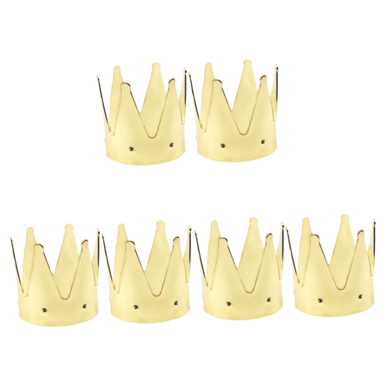 FRCOLOR 6 Pack Crown Beauty Egg Holder Shelves - Makeup Brush Organizer, Powder Puff & Sponge Storage Rack - Elegant Cosmetic Display Stand for Vanity, Bathroom & Salon Organization