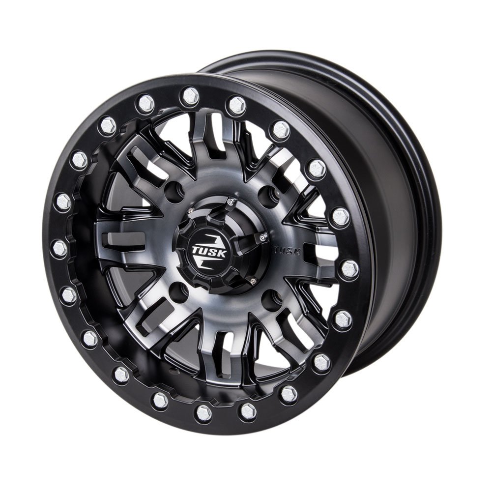 4/110 Tusk Teton Beadlock Wheel 14x7 5+2 Offset for Tracker 500S - Off-Road & Trail Riding